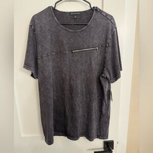 INC Men’s T-Shirt with Zip detail